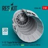 RESKIT RSU48-0450 F-15 Eagle/Strike Eagle (A,B,C,D,E early,J) F100-PW-220 open exhaust nozzles for GWH kit (3D Printed) 1/48
